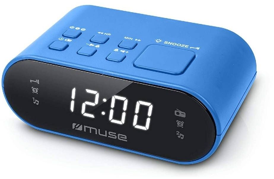 Радиочасовник Muse - M-10 BL, син