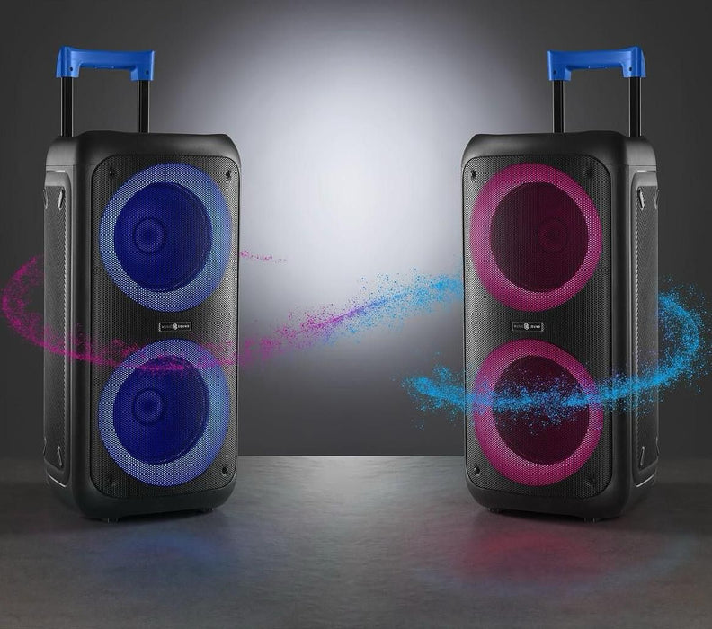 Аудио система Musicbox - Sound box, RGB, TWS, черна