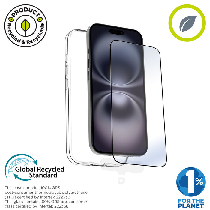 Калъф за мобилен телефон и протектор Muvit for Change iPhone 17