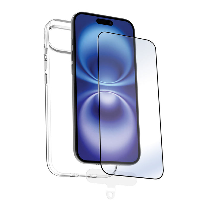 Калъф за мобилен телефон и протектор Muvit for Change iPhone Air Черен