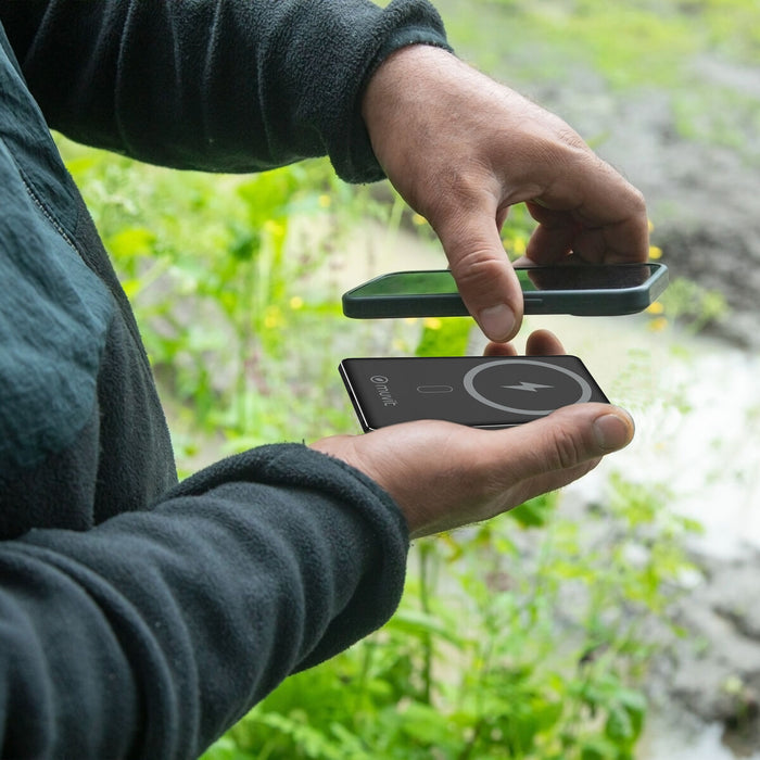 Преносима батерия Powerbank Muvit for Change Черен Алуминий 5000 mAh