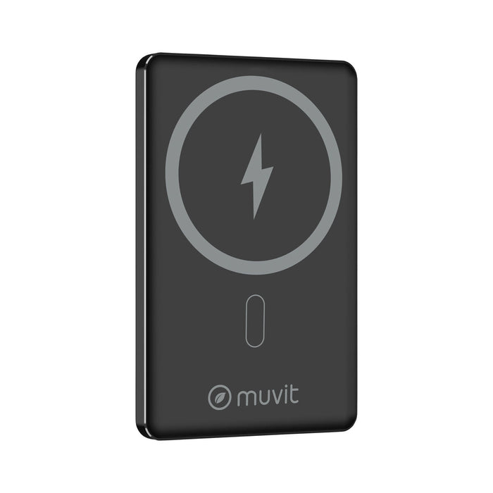 Преносима батерия Powerbank Muvit for Change Черен Алуминий 5000 mAh