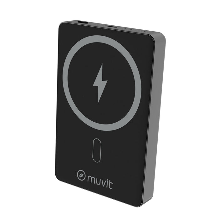 Преносима батерия Powerbank Muvit for Change Черен Алуминий 10000 mAh