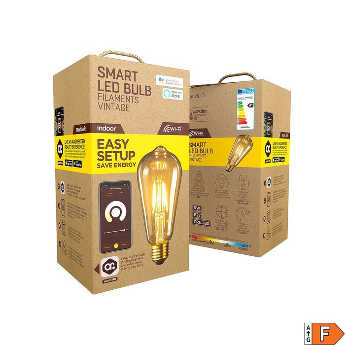 Смарт Крушка Muvit iO 5 W E27 1800 K 2700 K 480 Lm Wi-Fi