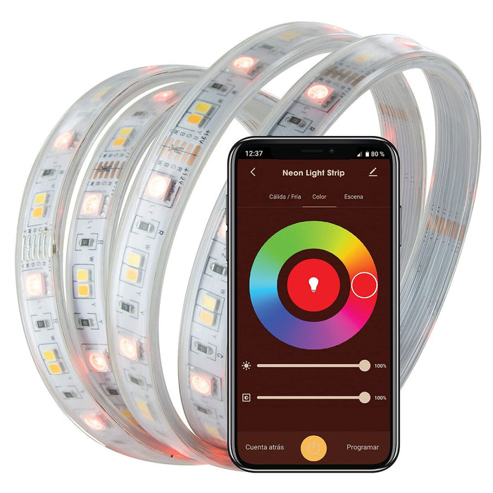 LED ленти Muvit iO Бял Многоцветен F 5 m