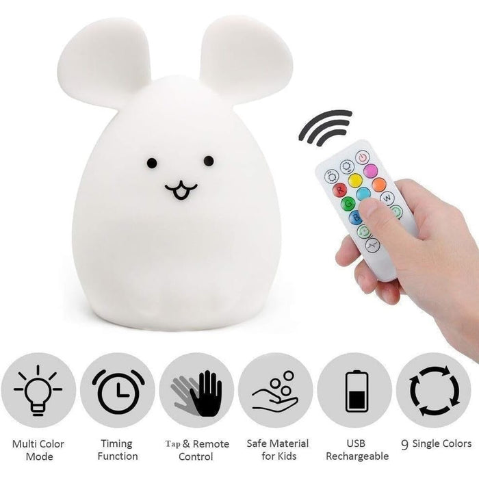Детска лампа с Bluetooth високоговорител Muvit Mouse