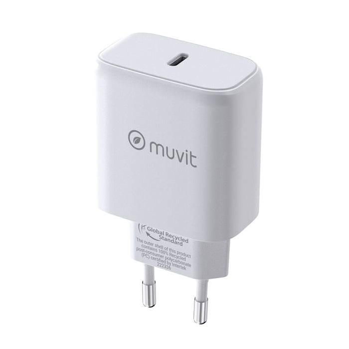 Зарядно за стена Muvit SN-TC650AD1E45A Бял 45 W