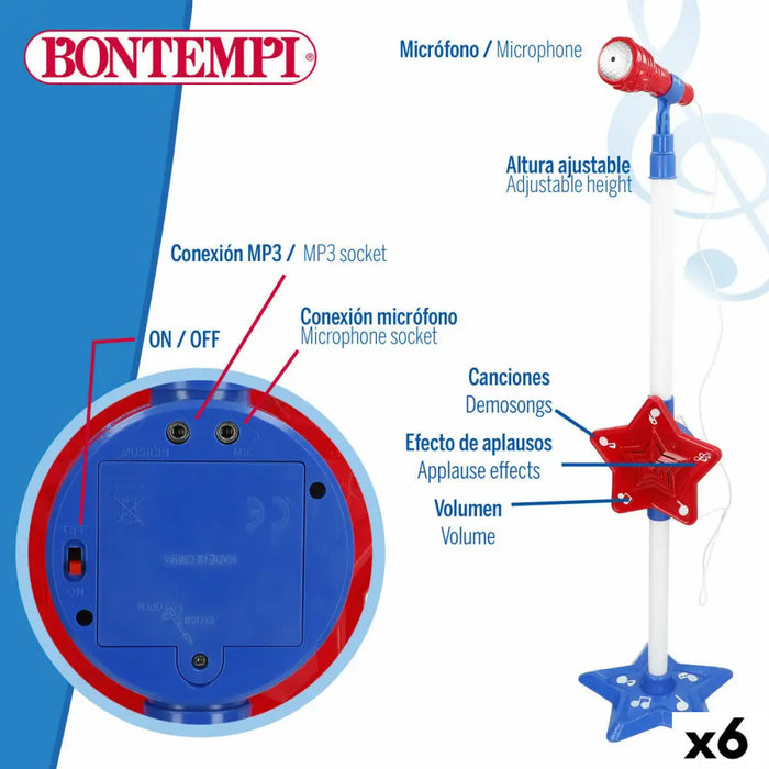 Музикална Играчка Bontempi 21 x 105 x 21 cm (6 броя)