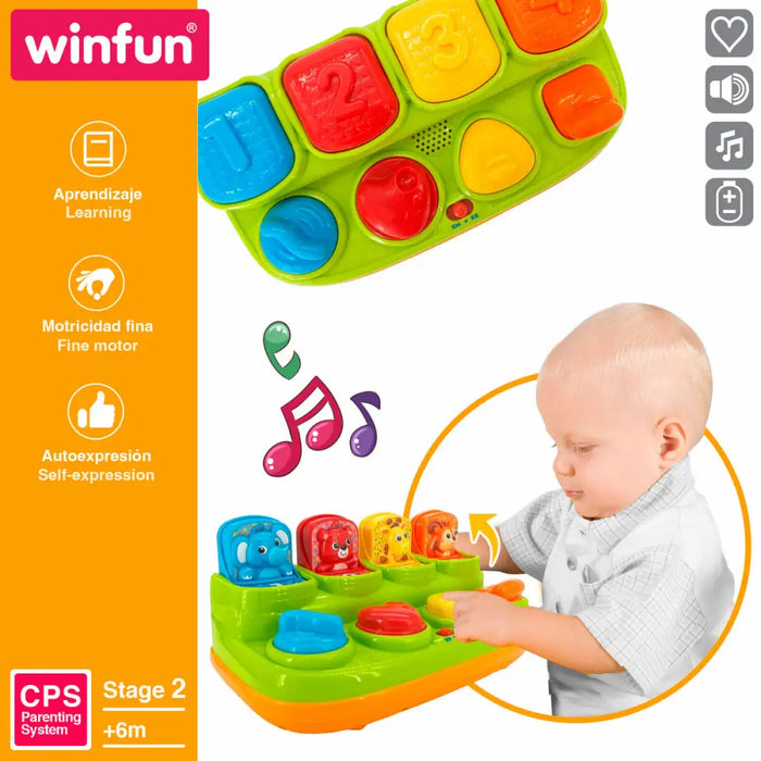 Музикална Играчка Winfun 25 x 12 x 14 cm (4 броя)