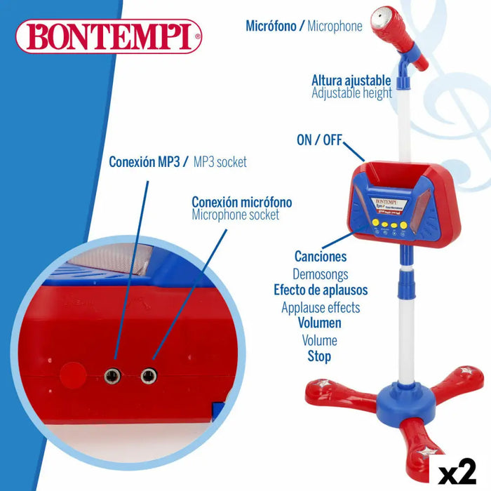 Музикална Играчка Bontempi 37 x 105 x 37 cm (2 броя)