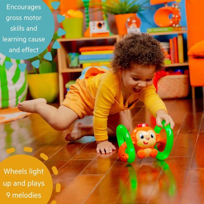 Музикална Играчка Bright Starts Little Roll & Glow Monkey