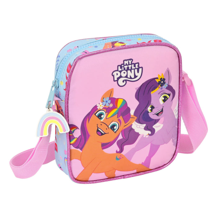 Чанта за Рамо My Little Pony Wild & free Син Розов 16 x 18 x 4 cm