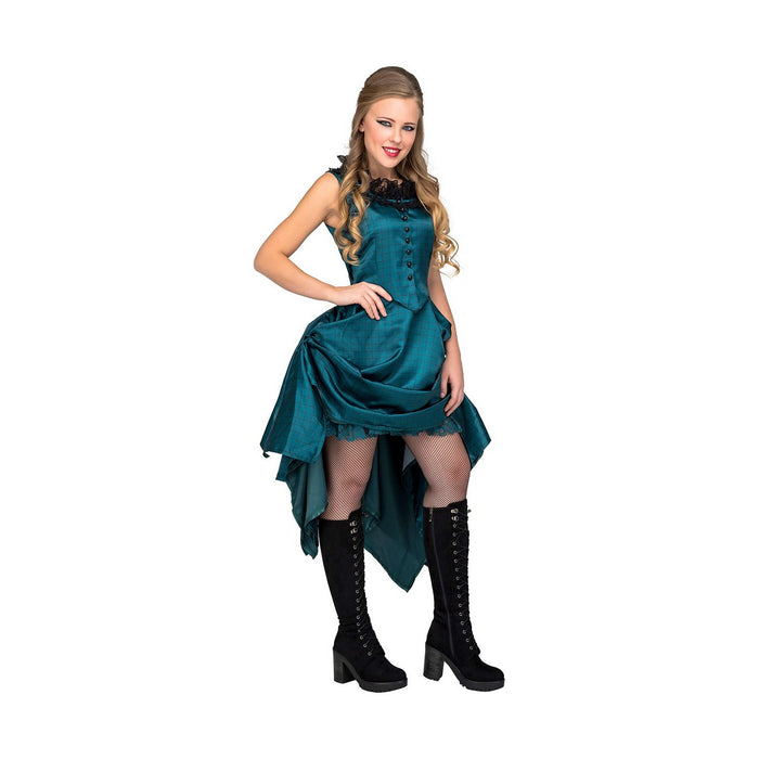 Маскировъчен костюм за възрастни My Other Me Saloon Girl Син M/L