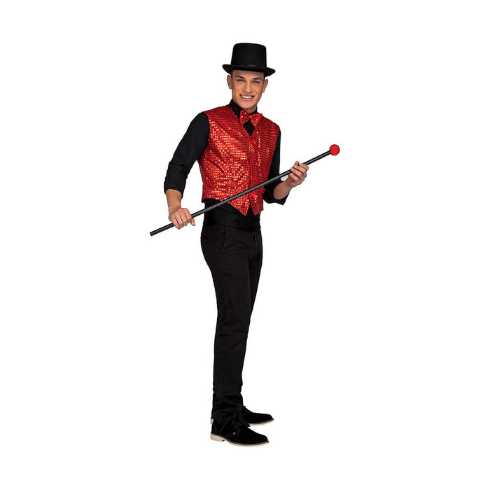Маскировъчен костюм за възрастни My Other Me Showman Червен Жилетка M/L