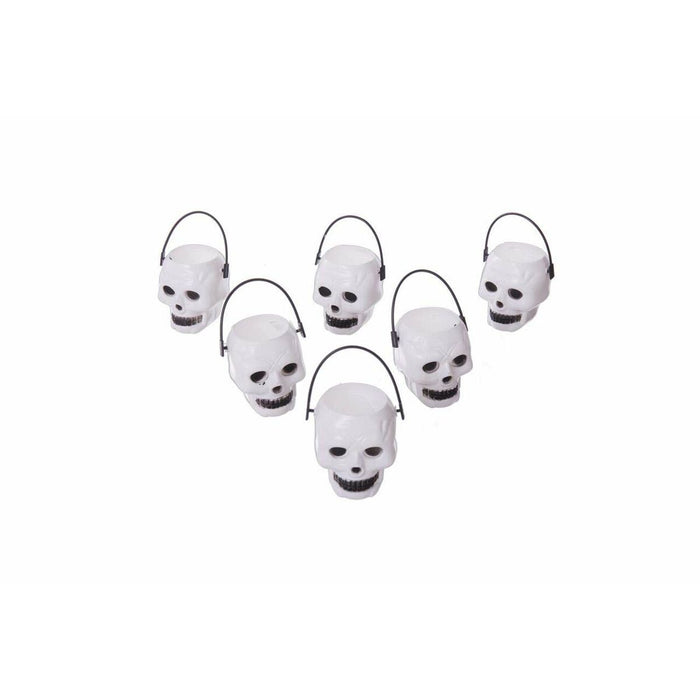 Хелоуин Декорация My Other Me Mini Черепи (6 uds) (6 x 5 x 5 cm)