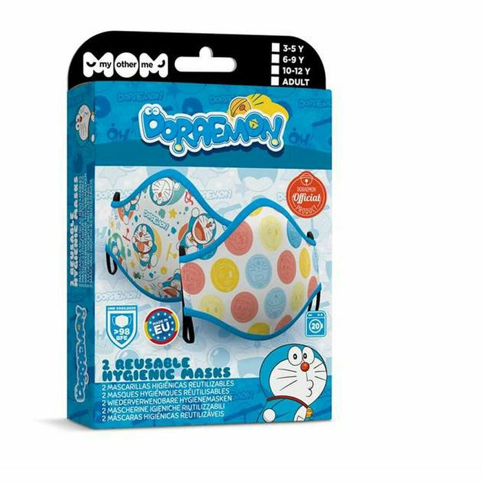 Хигиенна Маска от Плат за Многократна Употреба My Other Me Doraemon Premium 10-12 години