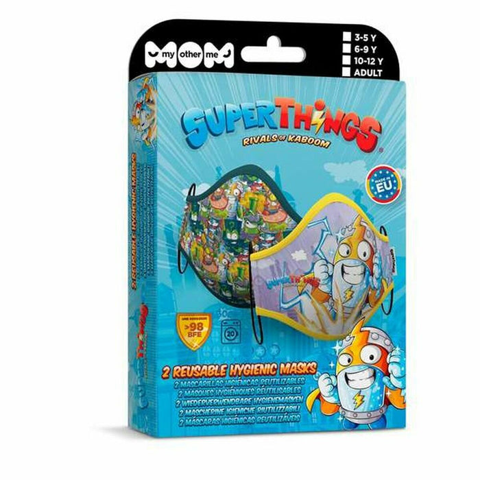 Хигиенна Маска от Плат за Многократна Употреба My Other Me Super Zings Premium