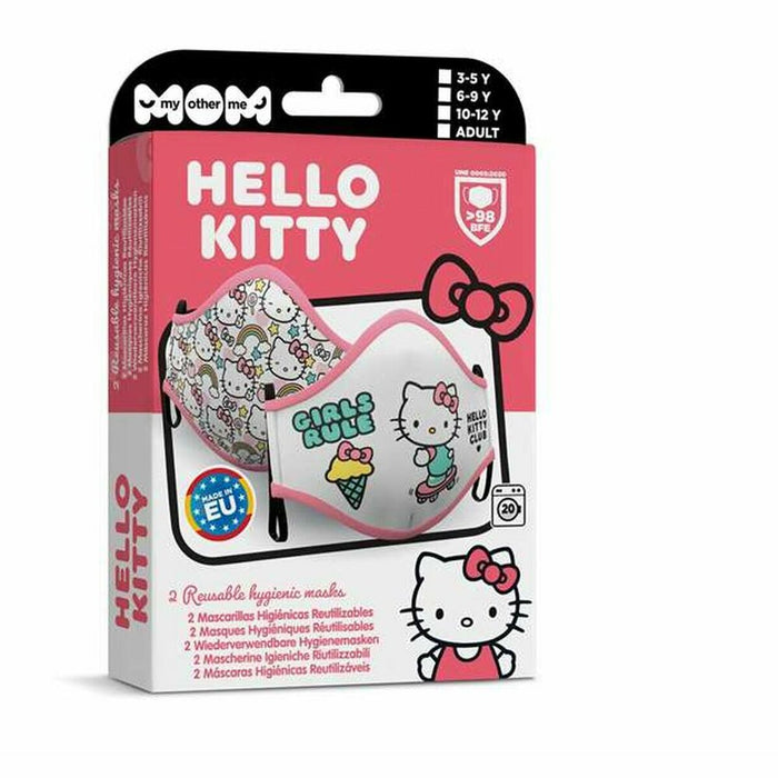 Хигиенна Маска от Плат за Многократна Употреба My Other Me Hello Kitty Premium
