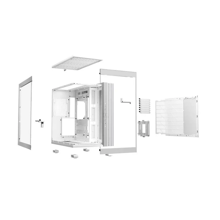 мълчи! LIGHT BASE 600 DX Бяла Midi Tower