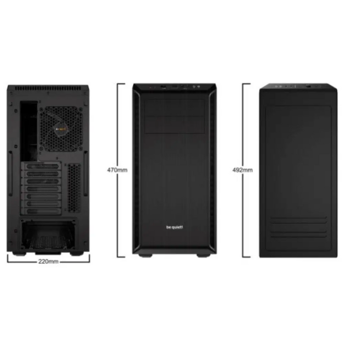 мълчи! Pure Base 600 Midi Tower Black