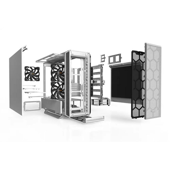 мълчи! Silent Base 802 White Midi Tower