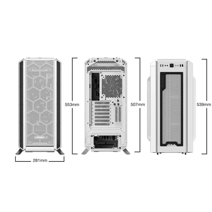 мълчи! Silent Base 802 White Midi Tower