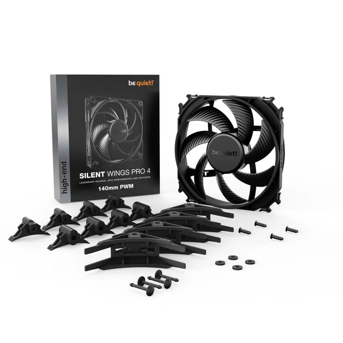 МЪЛЧИ! Silent Wings Pro 4 BL099 140 мм PC вентилатор