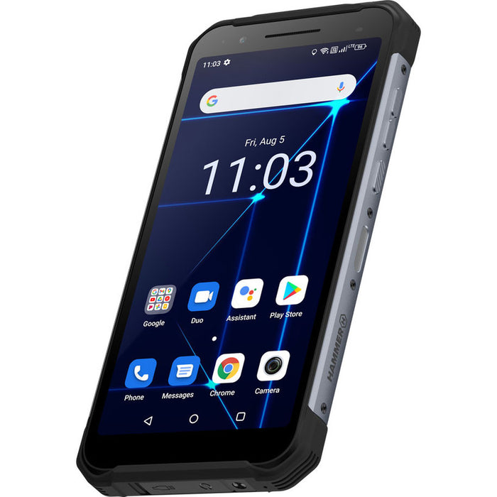 Смартфон GSM MYPHONE HAMMER CONSTRUCTION SILVER 6.00 ", 128 GB, RAM 6 GB, 16+8+0.1 MP