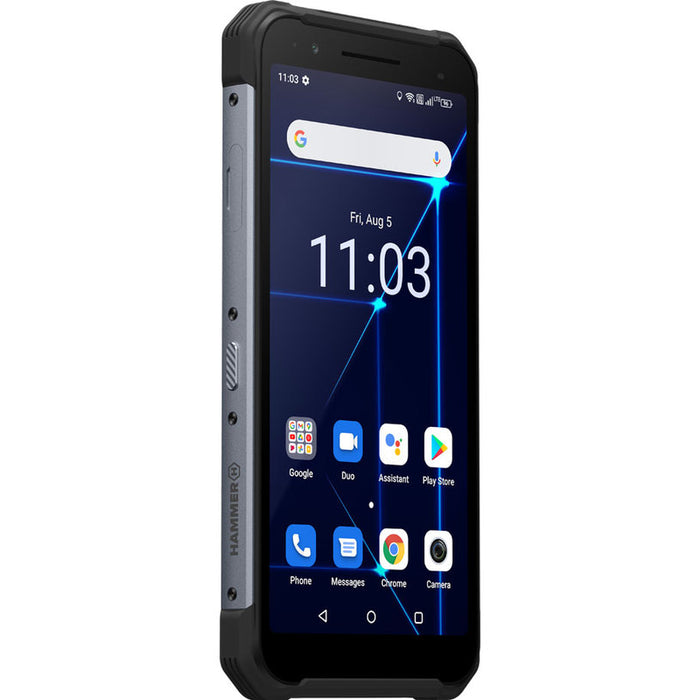 Смартфон GSM MYPHONE HAMMER CONSTRUCTION SILVER 6.00 ", 128 GB, RAM 6 GB, 16+8+0.1 MP