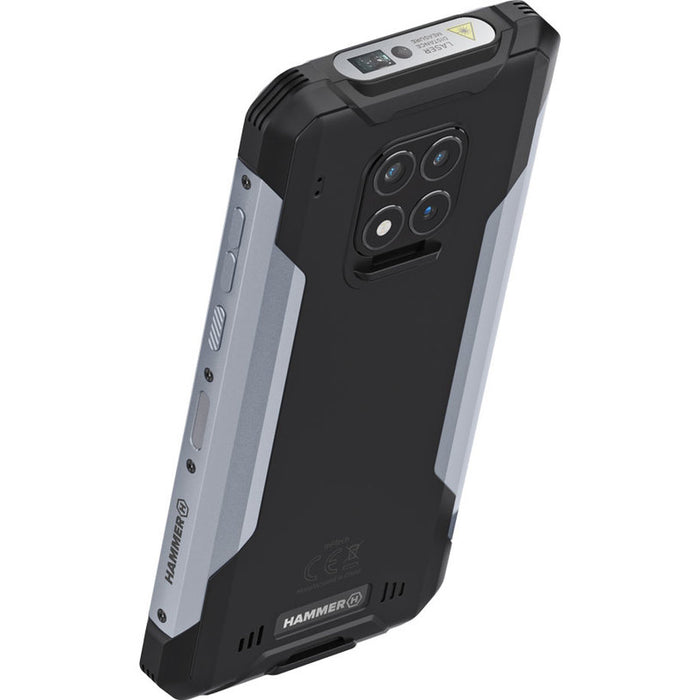 Смартфон GSM MYPHONE HAMMER CONSTRUCTION SILVER 6.00 ", 128 GB, RAM 6 GB, 16+8+0.1 MP