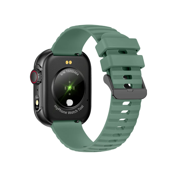 Смарт часовник MYPHONE WATCH TOOL GREEN 42 MM, ПУЛСОМЕР, SPO2