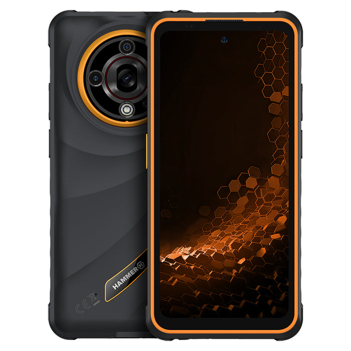 MYPHONE HAMMER IRON 6 5G 128/6 ORANGE 6.56 ", 128 GB, RAM 6 GB, 24+2 MP, 5G
