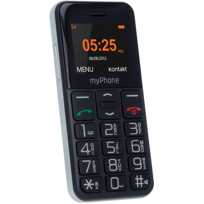 МОБИЛЕН ТЕЛЕФОН GSM MYPHONE HALO EASY BLACK 1.70 ", ЗАДНА КАМЕРА 0.30 MPx