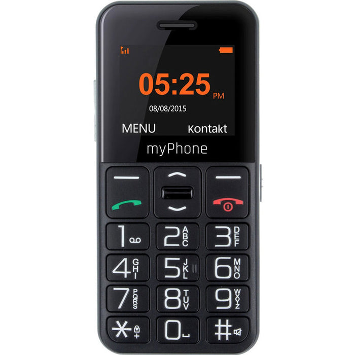 МОБИЛЕН ТЕЛЕФОН GSM MYPHONE HALO EASY BLACK 1.70 ", ЗАДНА КАМЕРА 0.30 MPx