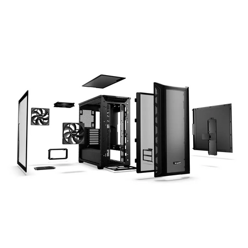мълчи! Shadow Base 800 Black Midi Tower