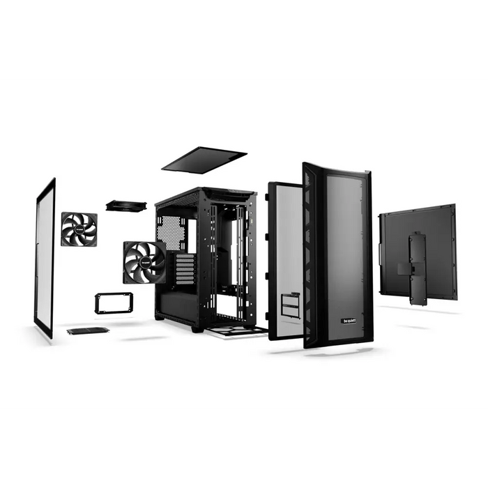 мълчи! Shadow Base 800 Black Midi Tower
