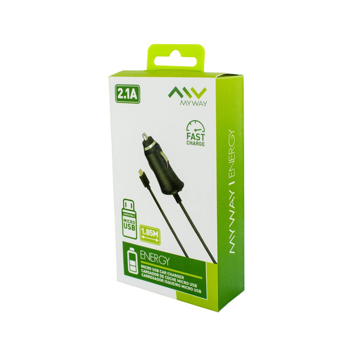 Зарядно за кола Myway Черен 10,5 W