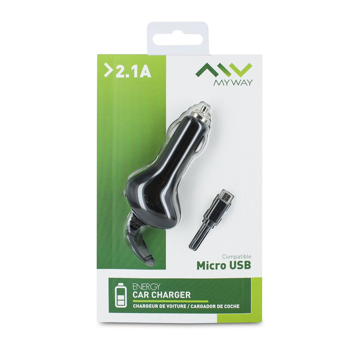 Зарядно за кола Myway Черен 10,5 W