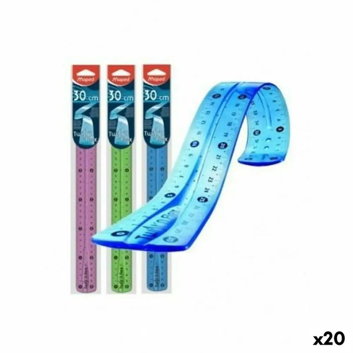 Набор от правила Maped Twist’n Flex Многоцветен 30 cm (20