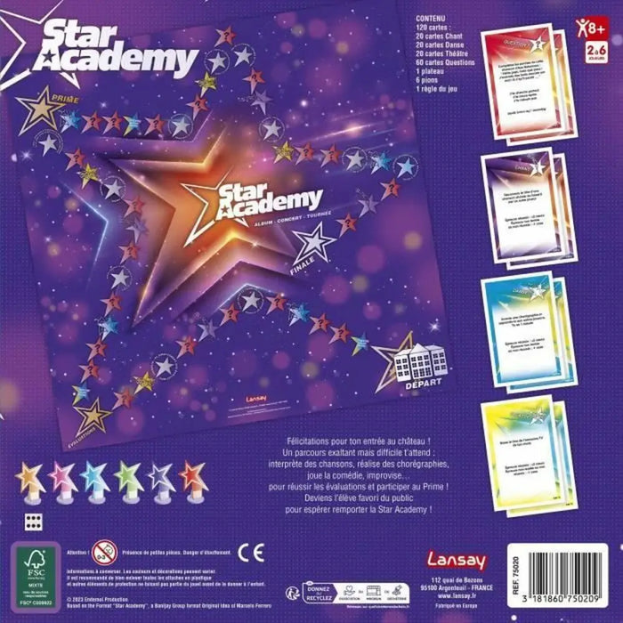 Набор от въпроси и отговори Lansay Star Academy (FR)