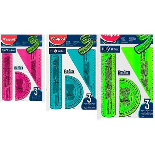 Набор от правила Maped Twist’n Flex Original 3 Части 10 броя