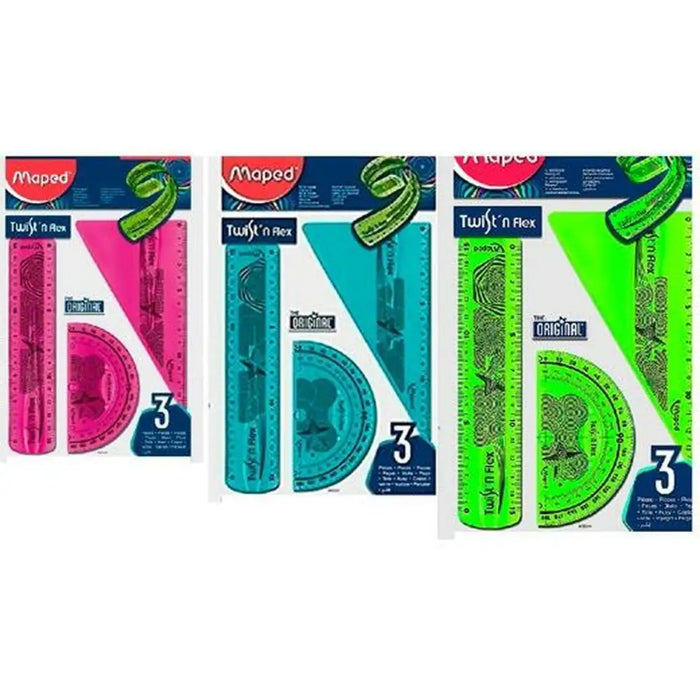 Набор от правила Maped Twist’n Flex Original 3 Части 10 броя
