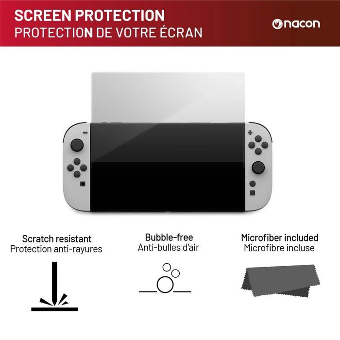 Калъф и протектор Nacon - Starter Pack, син (Nintendo Switch 2)
