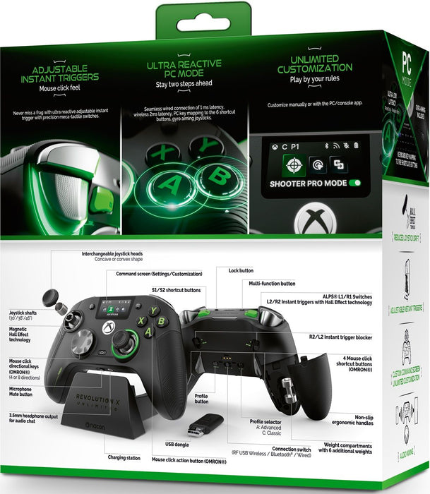 Безжичен контролер Nacon - Revolution X Unlimited (Xbox One/Series X/S/PC)