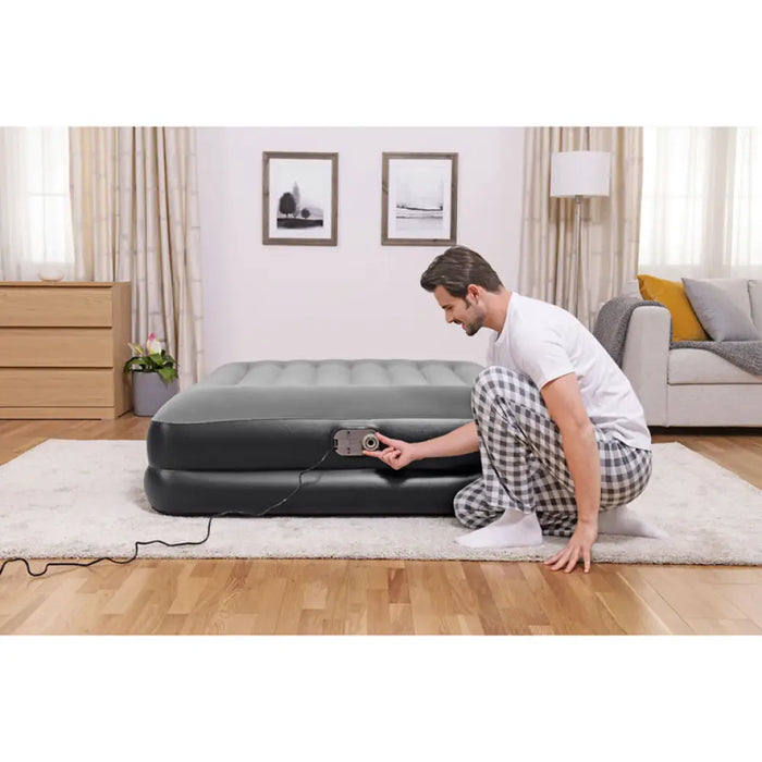 НАДУВАЕМ МАТРАК 203X152X46CM С ПОМПА BESTWAY 67403