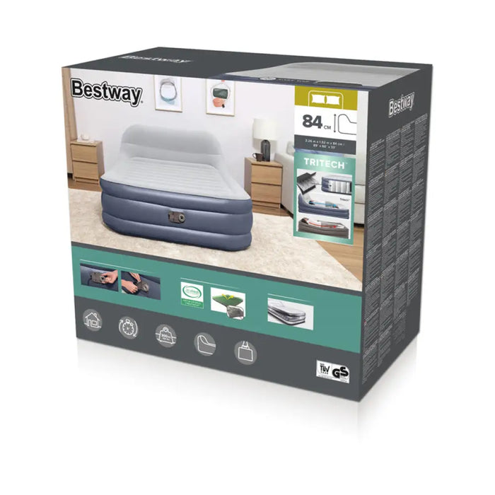 НАДУВАЕМ МАТРАК 226X152X84CM С ПОМПА BESTWAY 67923