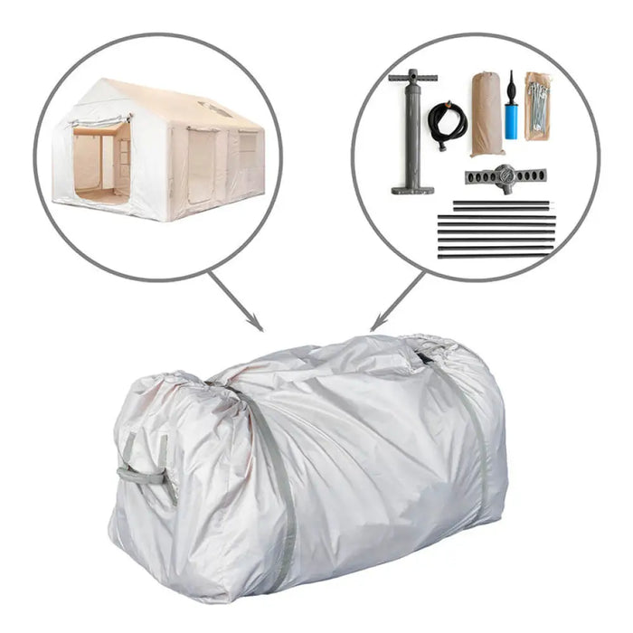 НАДУВАЕМА ПАЛАТКА 330X420X160X 4 СЕЗОННА MUHLER 13-86