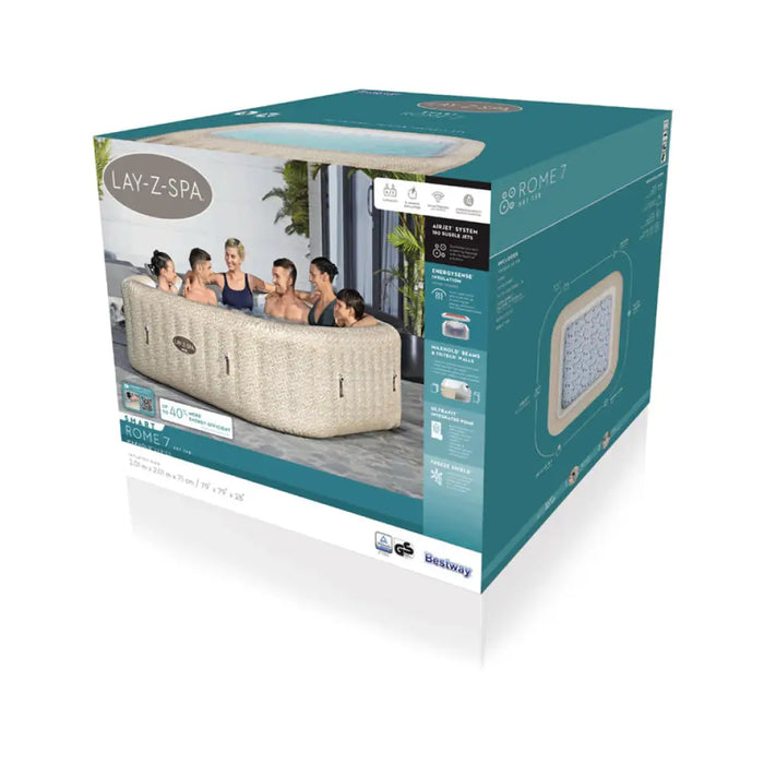 НАДУВАЕМО ДЖАКУЗИ 201X71CM ROME BESTWAY 6001M