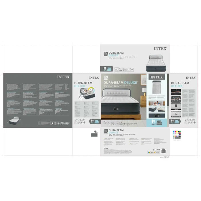 Надуваемо Легло Intex Beam Deluxe Ultra Plush 152 x 46 x