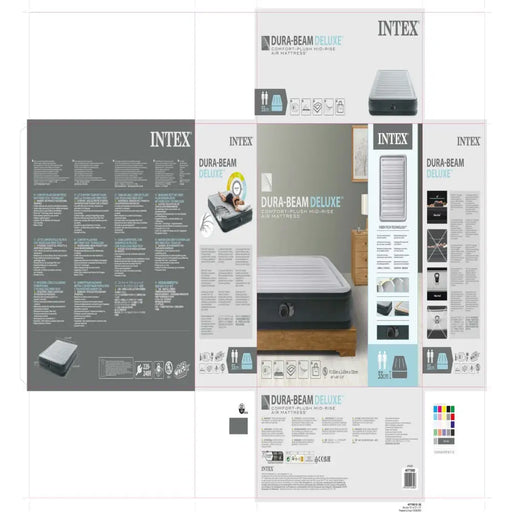 Надуваемо Легло Intex Queen Series H Mid-Rise 152 x 33 x